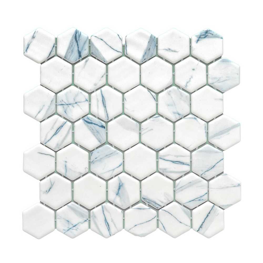 Eterna Hex 2"x2" Glass Matte Mosaic