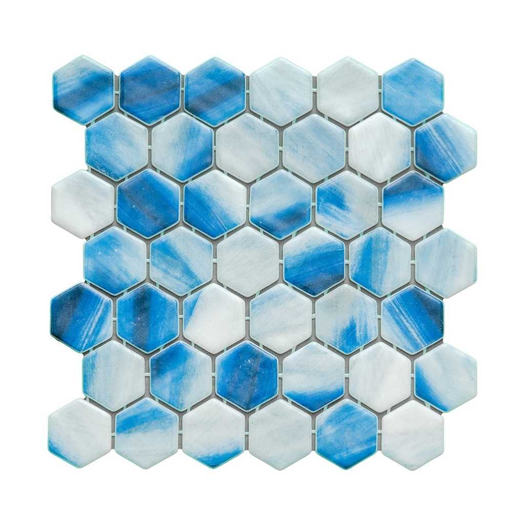 Eterna Hex 2"x2" Glass Glossy Mosaic