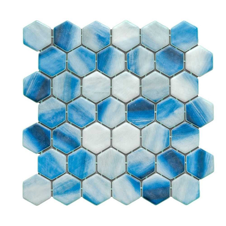 Eterna Hex 2"x2" Glass Glossy Mosaic
