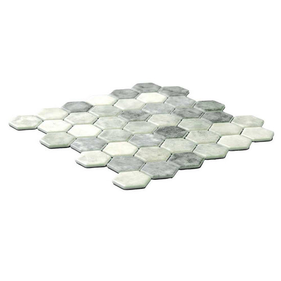 Eterna Hex 2"x2" Glass Satin Mosaic