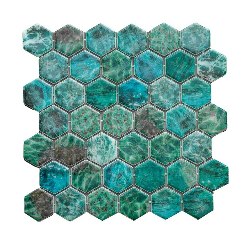 Eterna Hex 2"x2" Glass Glossy Mosaic