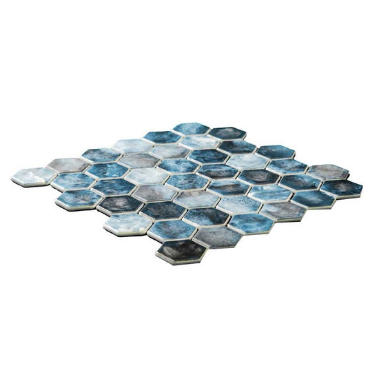 Eterna Hex 2"x2" Glass Matte Mosaic