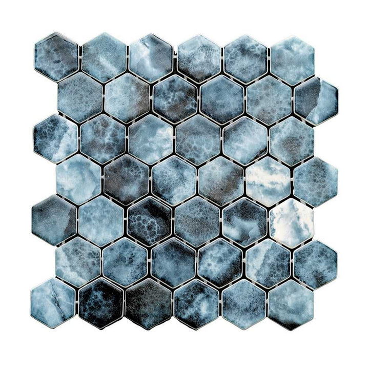 Eterna Hex 2"x2" Glass Matte Mosaic