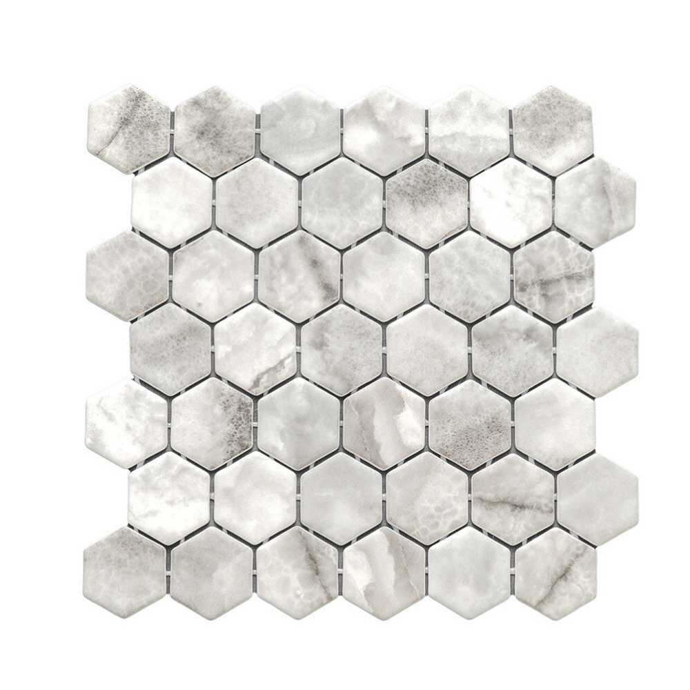 Eterna Hex 2"x2" Glass Matte Mosaic
