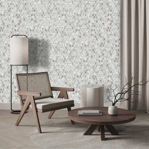 Eterna Hex 2" x 2" Onice Glass Matte Mosaic