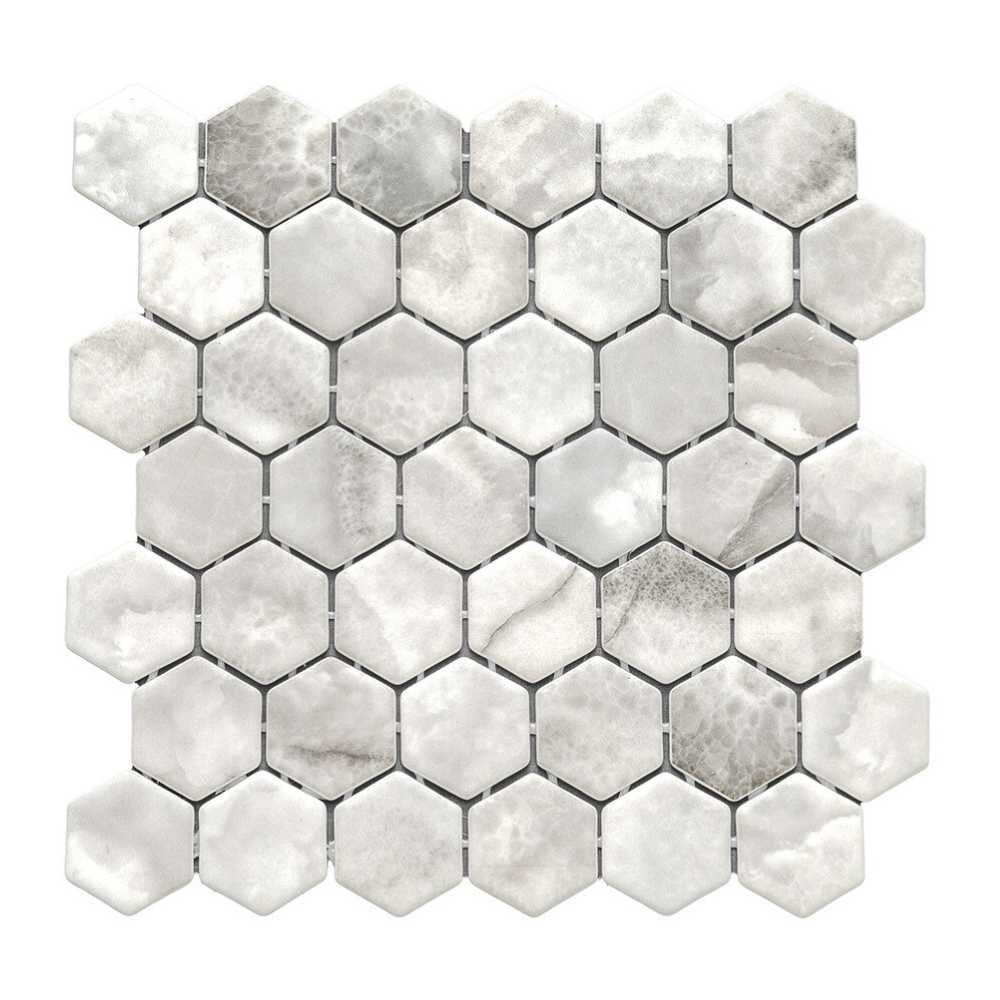 Eterna Hex 2"x2" Glass Matte Mosaic