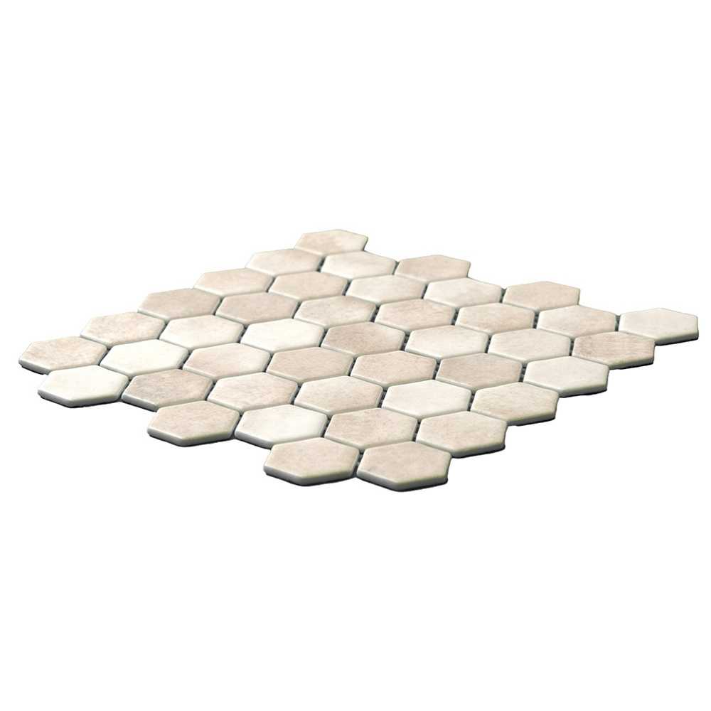 Eterna Hex 2" x 2" Sumatra Glass Matte Mosaic