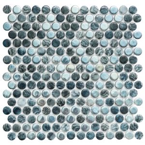 Eterna Penny 12"x12" Recycled Glass Mosaic Tile