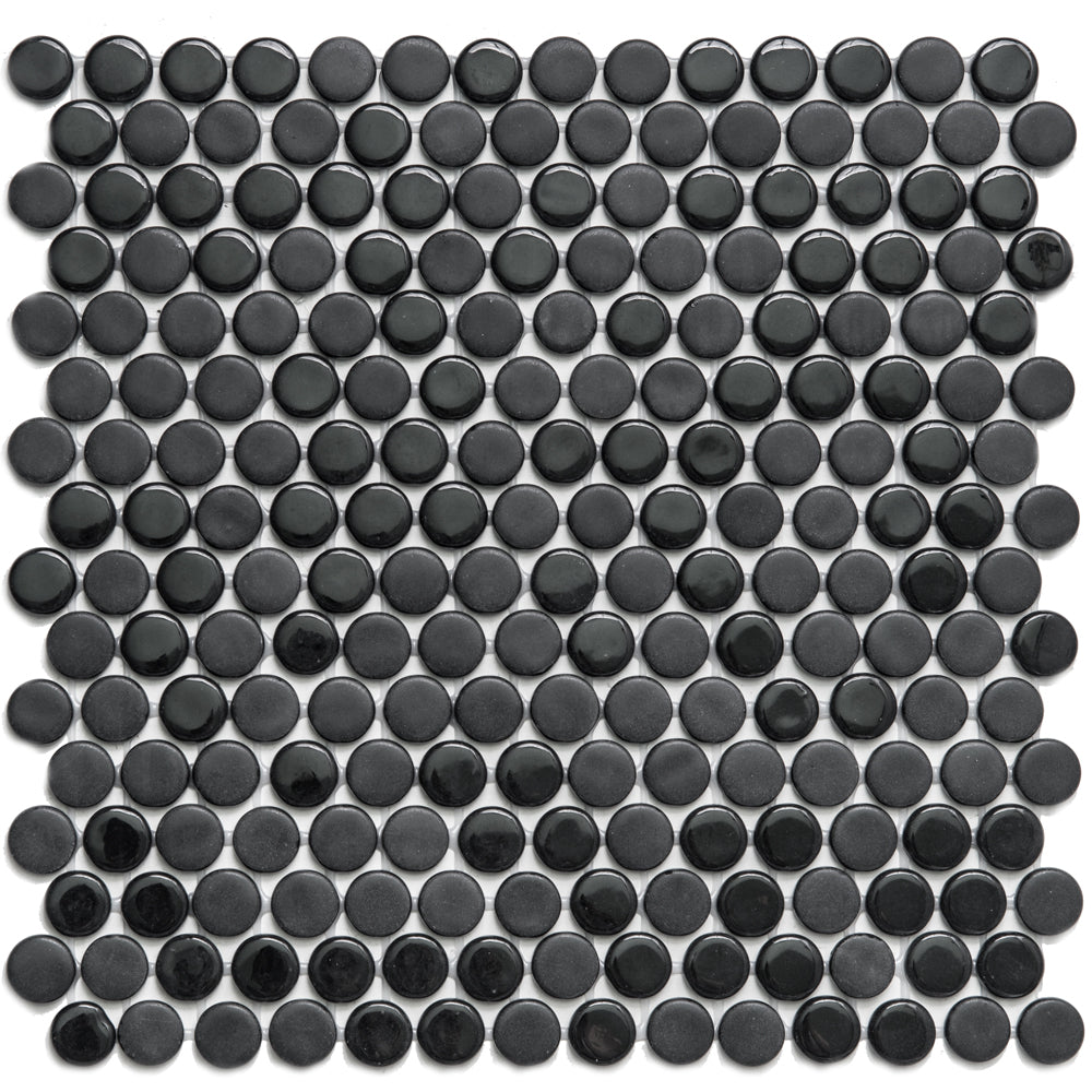 Eterna Penny 12"x12" Recycled Glass Mosaic Tile