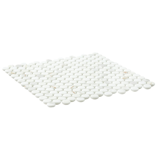 Eterna Penny 12"x12" Recycled Glass Mosaic Tile