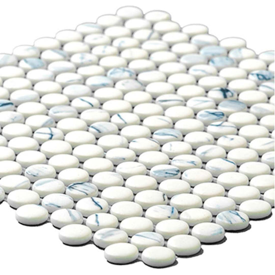 Eterna Penny 12"x12" Recycled Glass Mosaic Tile