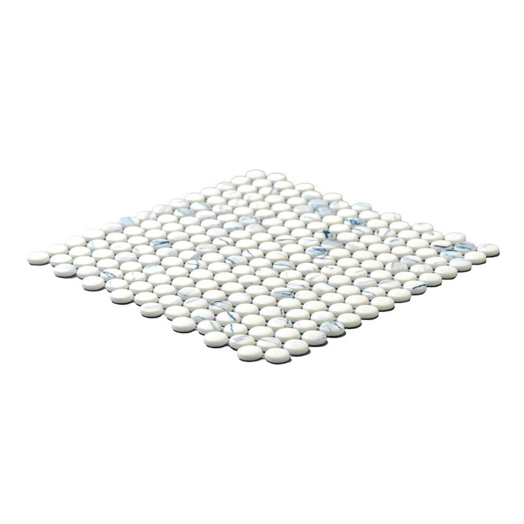 Eterna Penny 12"x12" Recycled Glass Mosaic Tile