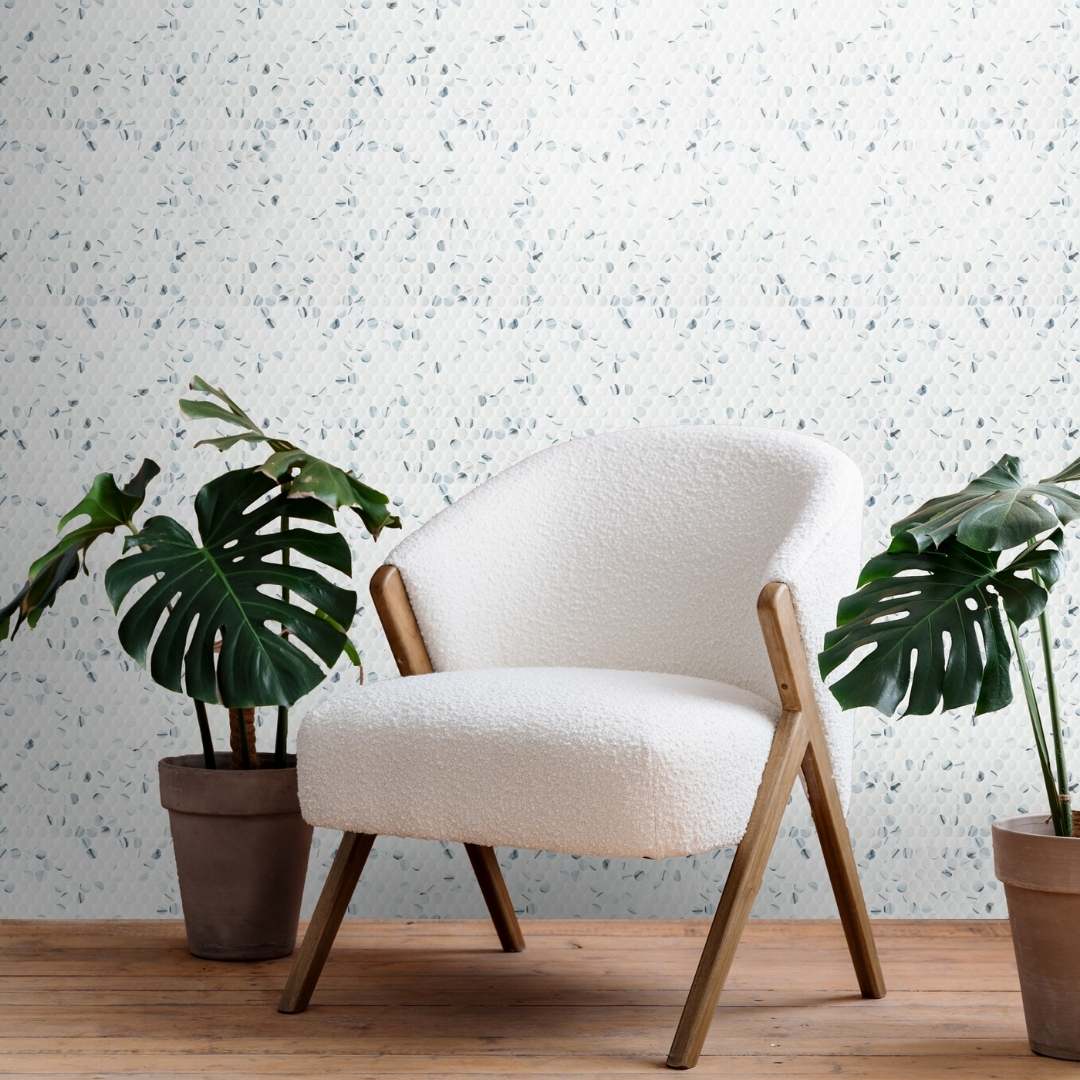 Eterna Penny 12"x12" Recycled Glass Mosaic Tile