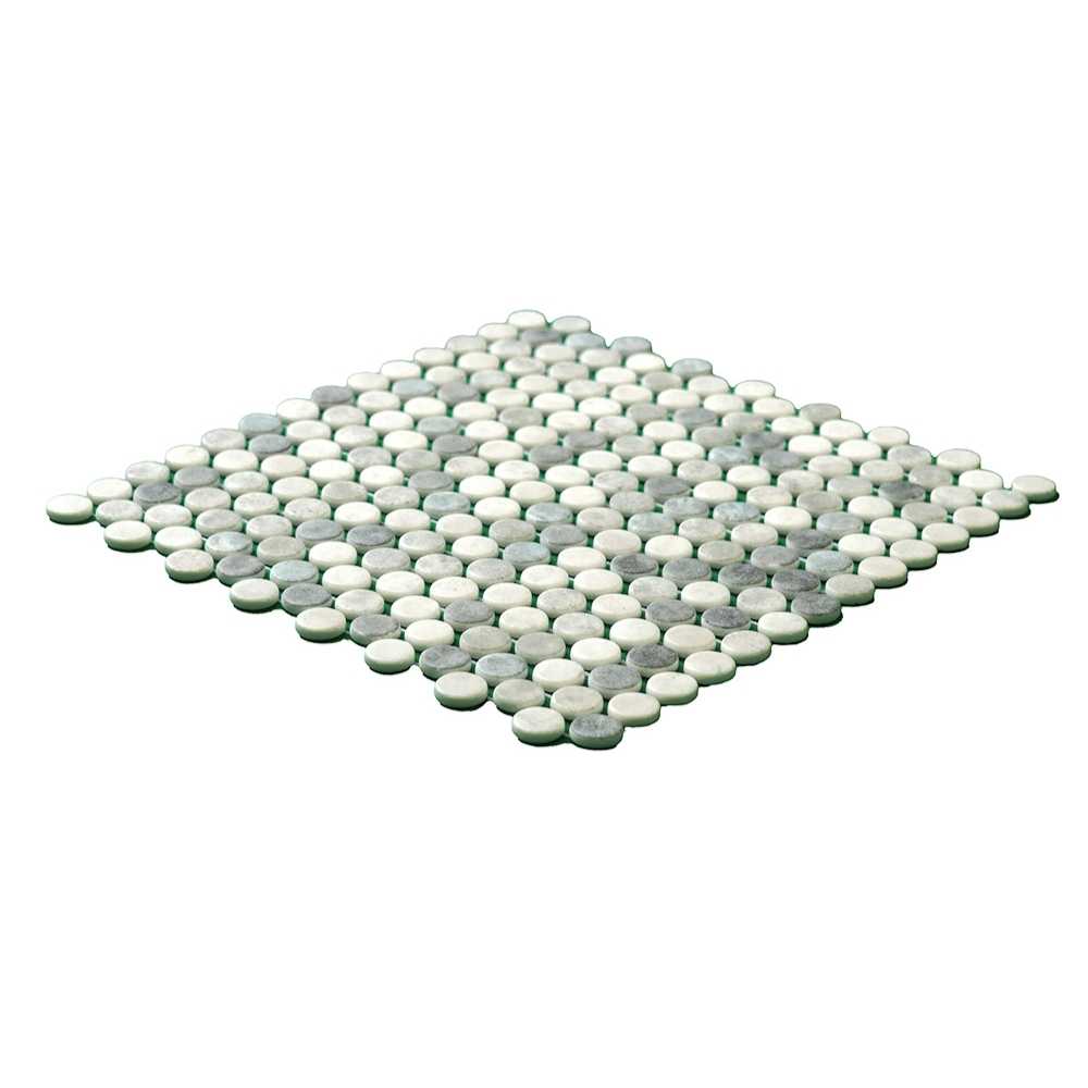 Eterna Penny 12"x12" Recycled Glass Mosaic Tile