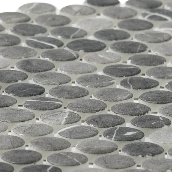 Eterna Penny 12"x12" Recycled Glass Mosaic Tile