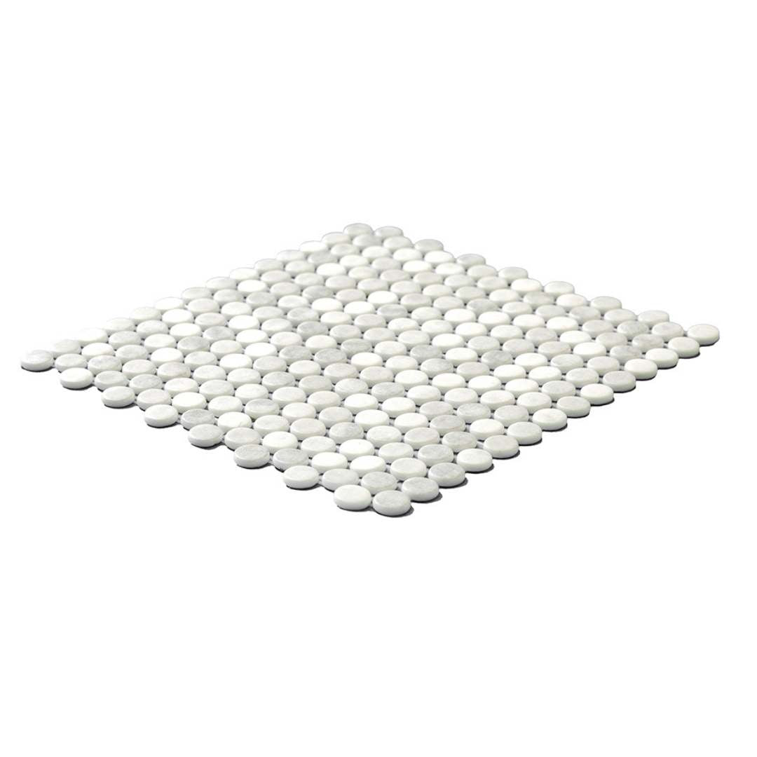 Eterna Penny Shabby Grey Glass Satin Mosaic