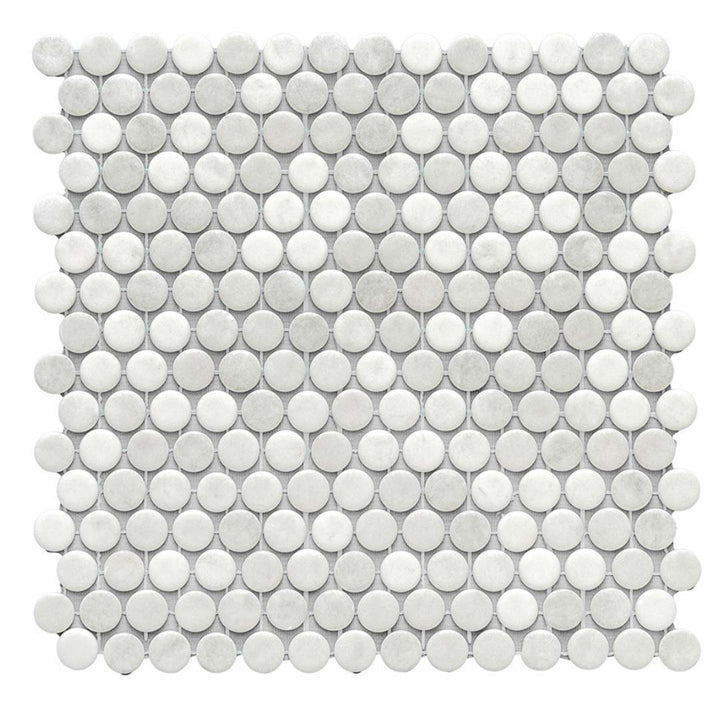 Eterna Penny 12"x12" Recycled Glass Mosaic Tile