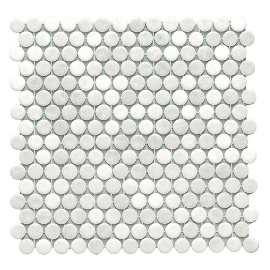 Eterna Penny 12"x12" Recycled Glass Mosaic Tile