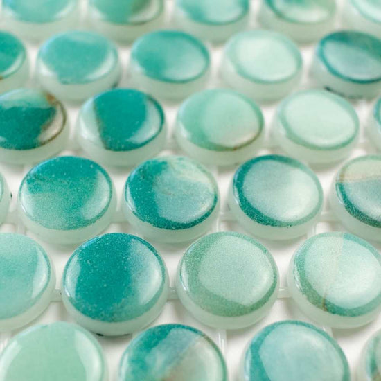 Eterna Penny 12"x12" Recycled Glass Mosaic Tile