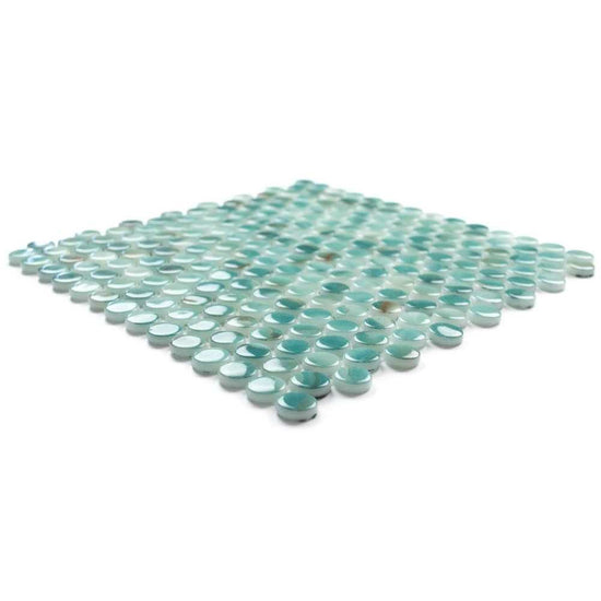 Eterna Penny Kena Recycled Glass Shiny Mosaic