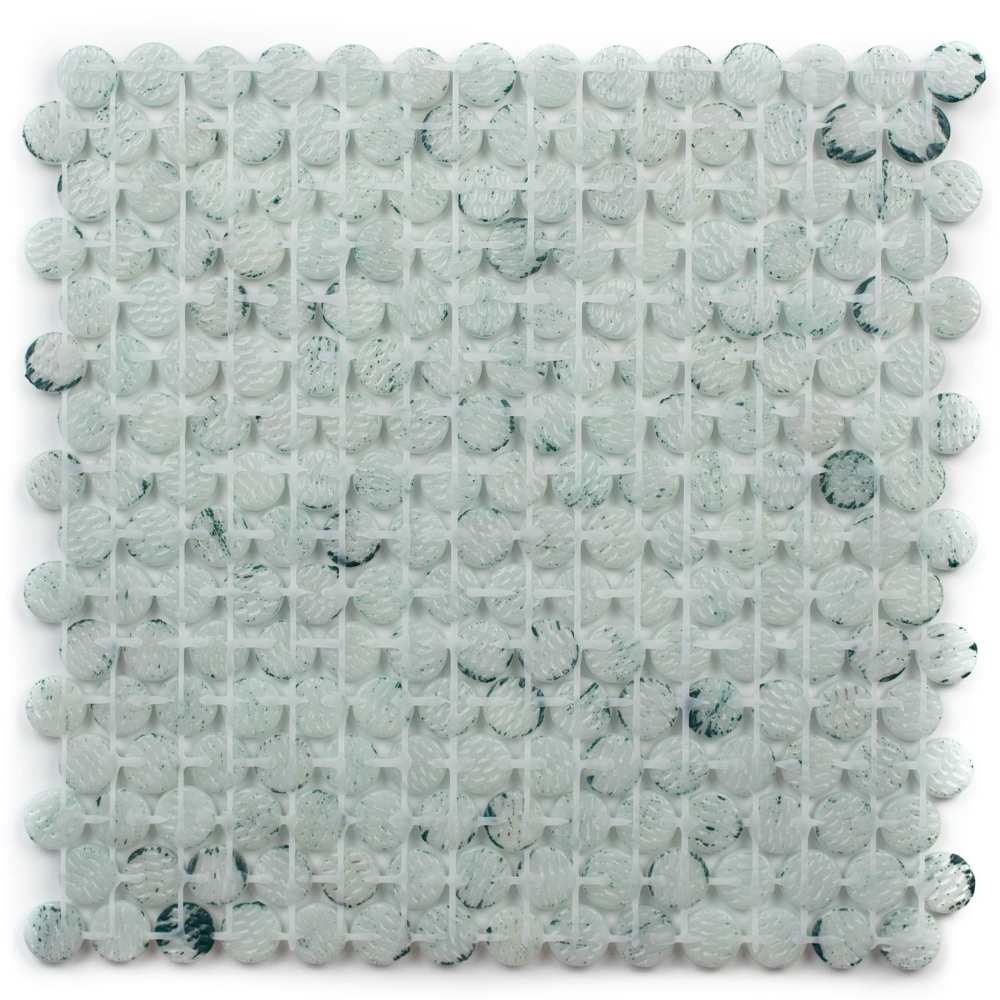 Eterna Penny 12"x12" Recycled Glass Mosaic Tile