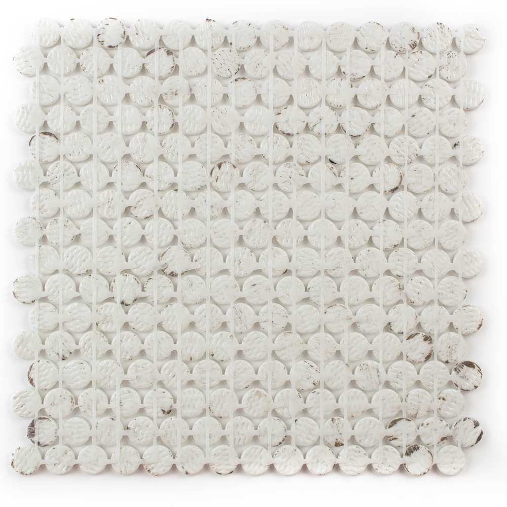 Eterna Penny 12"x12" Recycled Glass Mosaic Tile