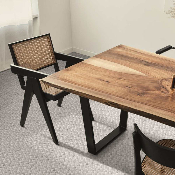 Eterna Penny Lineas Gris Recycled Glass Shiny Mosaic