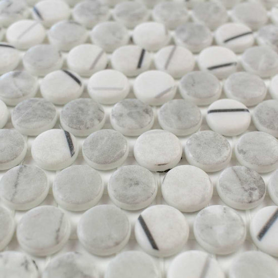 Eterna Penny 12"x12" Recycled Glass Mosaic Tile