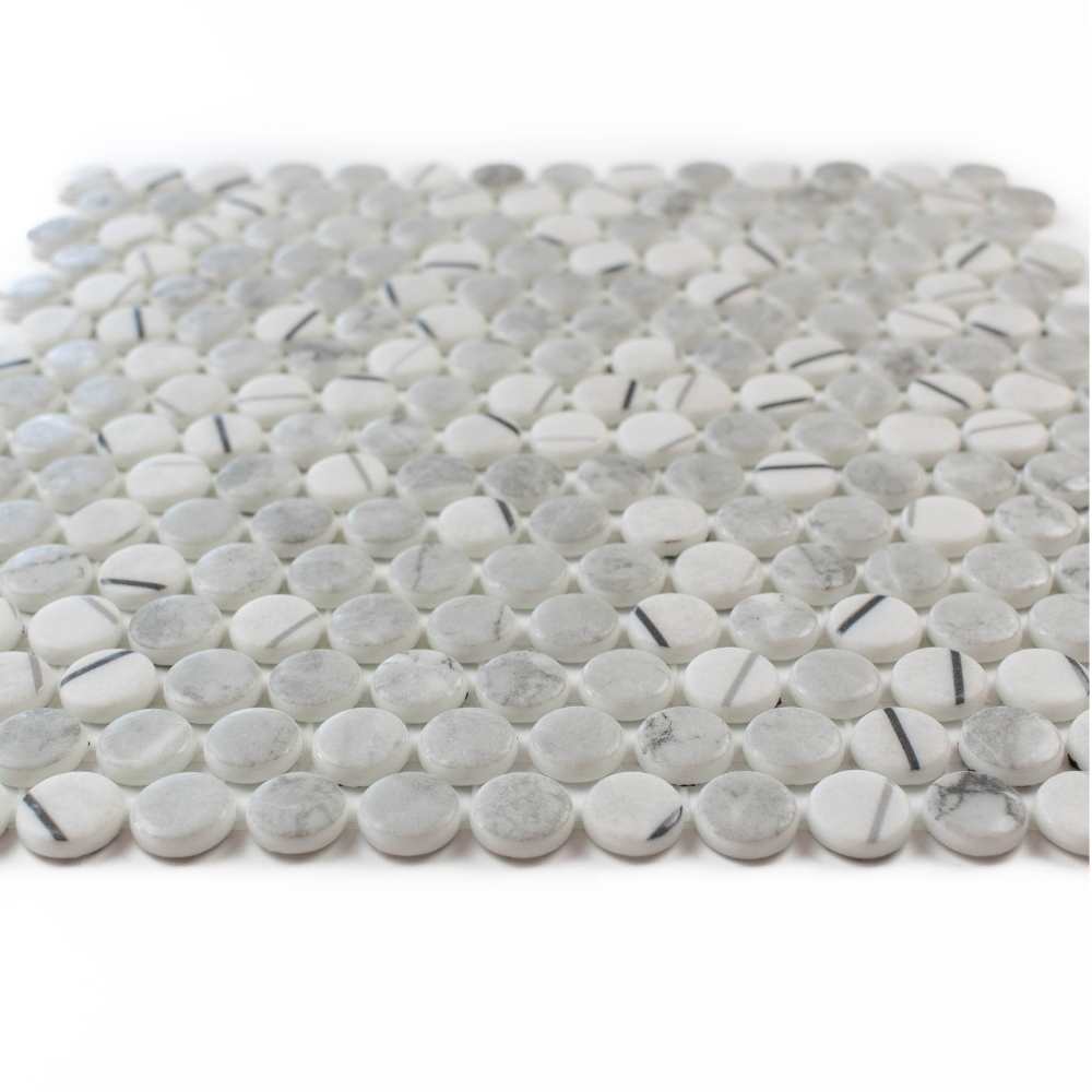 Eterna Penny 12"x12" Recycled Glass Mosaic Tile