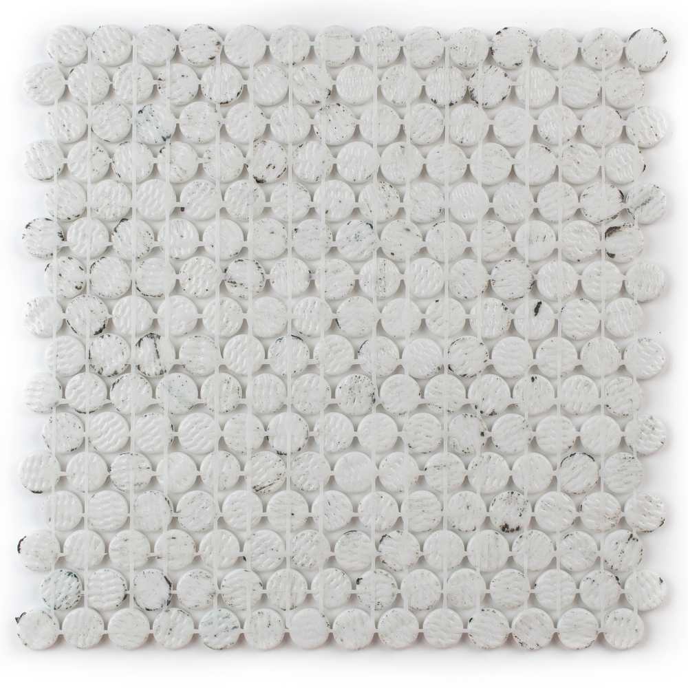 Eterna Penny 12"x12" Recycled Glass Mosaic Tile
