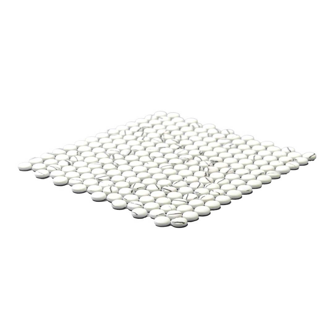 Eterna Penny 12"x12" Recycled Glass Mosaic Tile