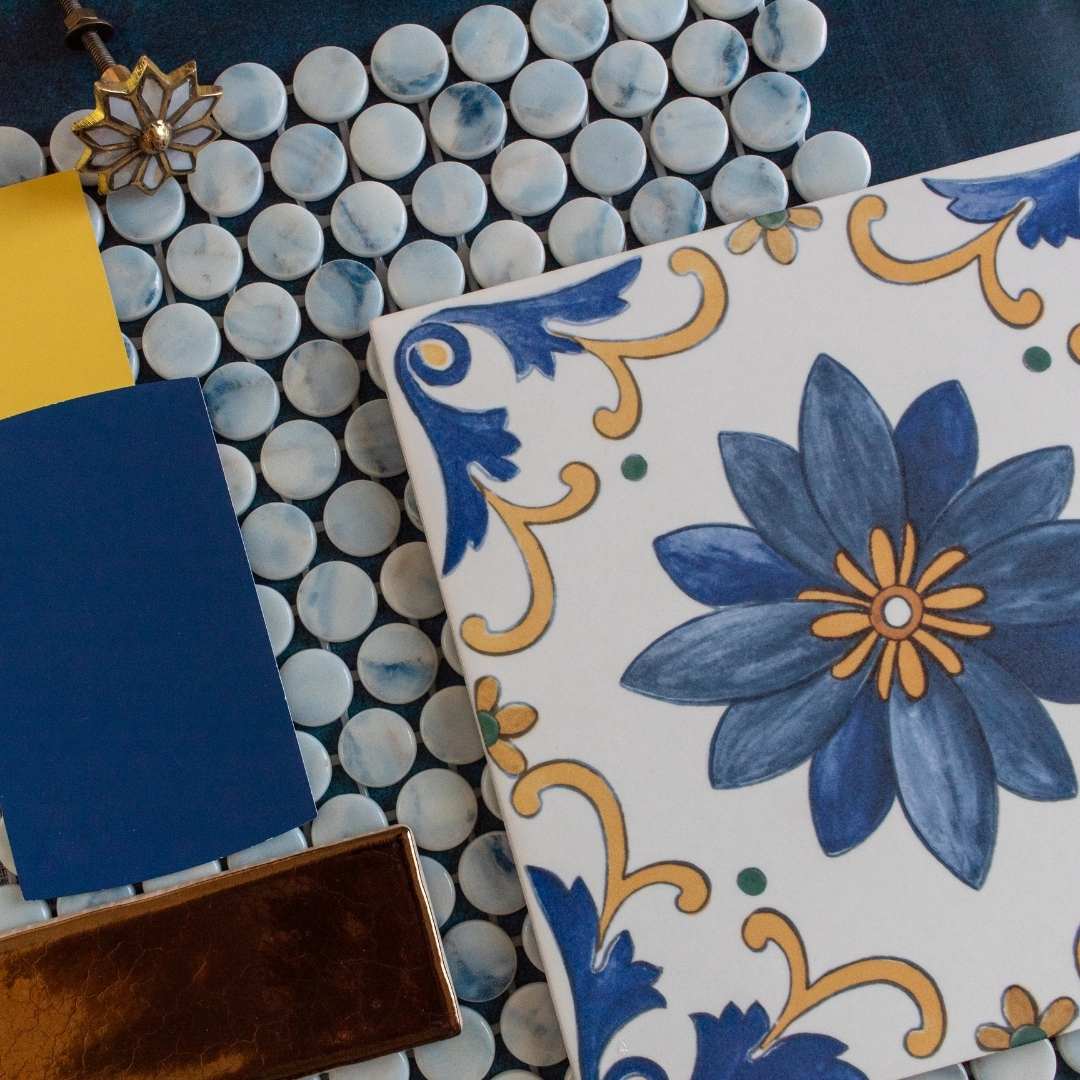 Eterna Penny 12"x12" Recycled Glass Mosaic Tile