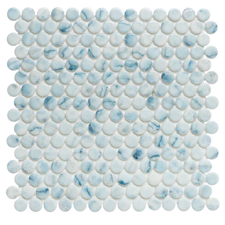 Eterna Penny Maureen Recycled Glass Shiny Mosaic