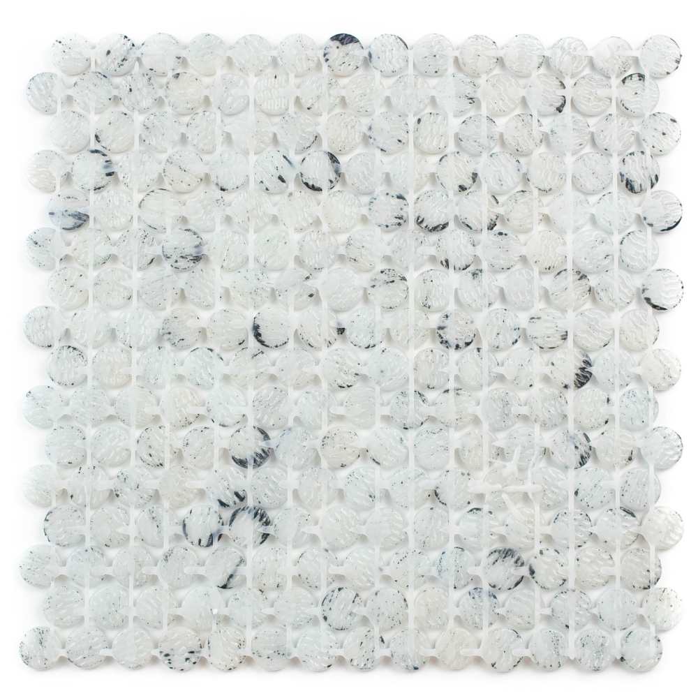 Eterna Penny 12"x12" Recycled Glass Mosaic Tile