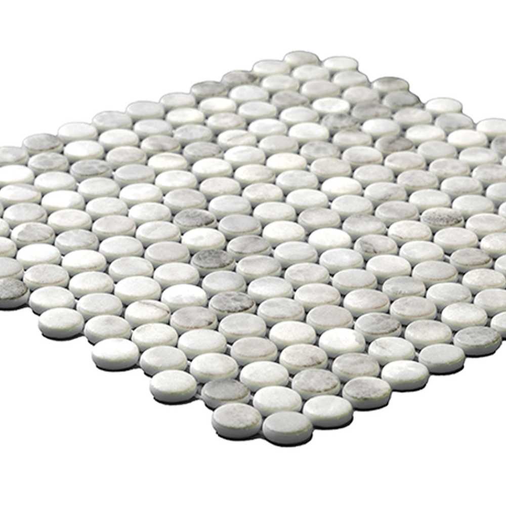 Eterna Penny 12"x12" Recycled Glass Mosaic Tile