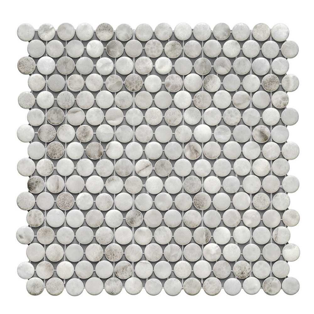 Eterna Penny 12"x12" Recycled Glass Mosaic Tile