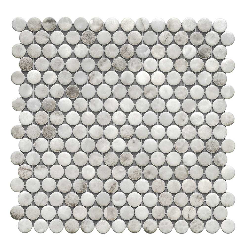 Eterna Penny 12"x12" Recycled Glass Mosaic Tile