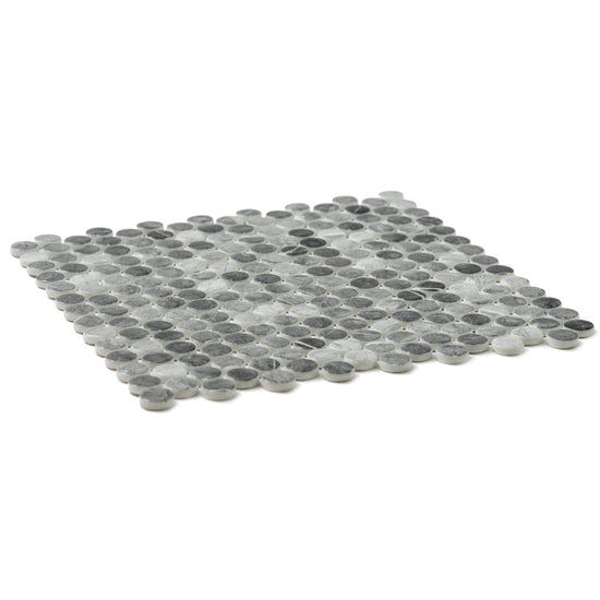 Eterna Penny 12"x12" Recycled Glass Mosaic Tile