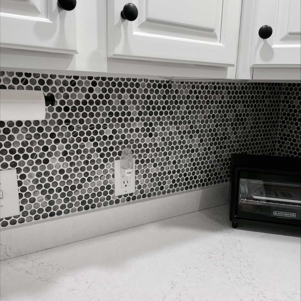 Eterna Penny 12"x12" Recycled Glass Mosaic Tile