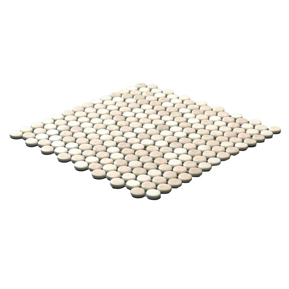 Eterna Penny 12"x12" Recycled Glass Mosaic Tile
