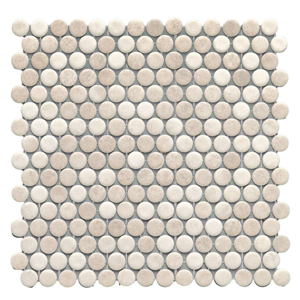 Eterna Penny 12"x12" Recycled Glass Mosaic Tile