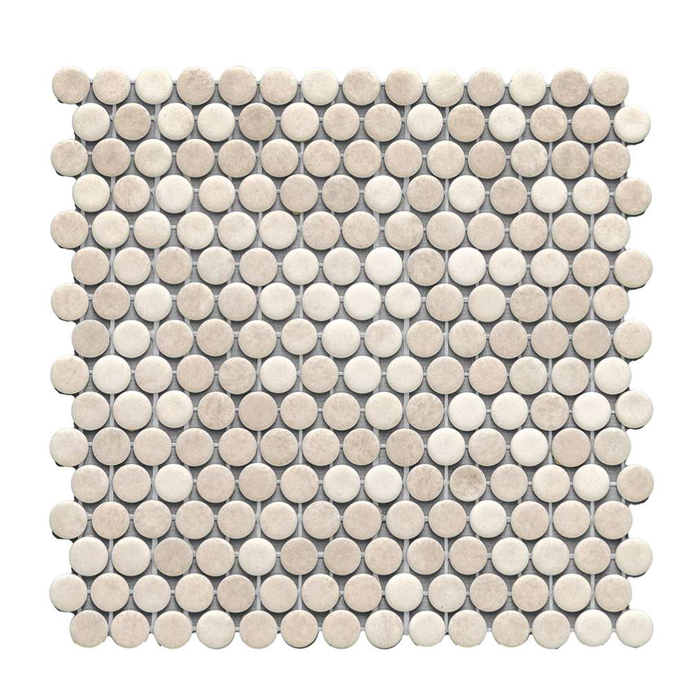 Eterna Penny 12"x12" Recycled Glass Mosaic Tile