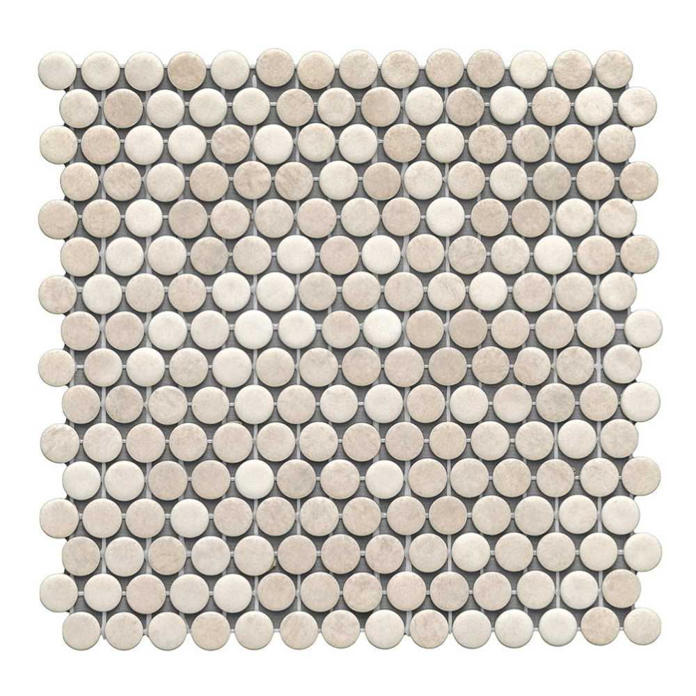 Eterna Penny 12"x12" Recycled Glass Mosaic Tile