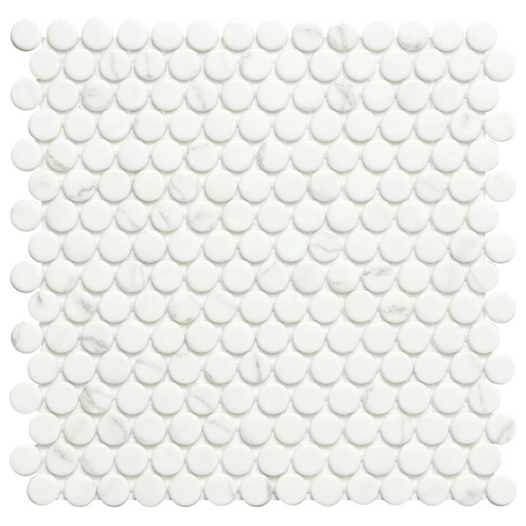 Eterna Penny 12"x12" Recycled Glass Mosaic Tile
