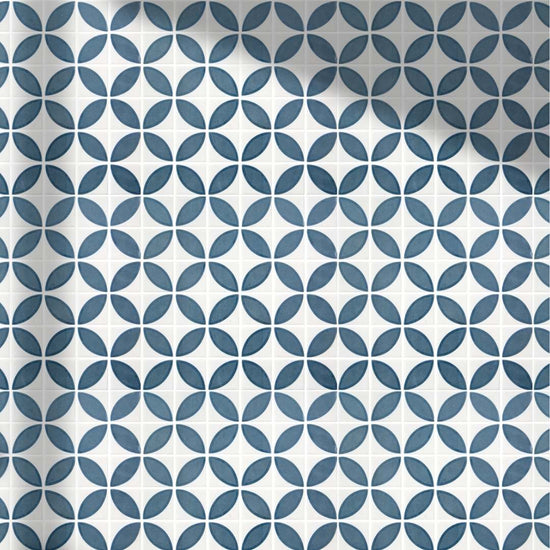 Eterna Lily 2"x2" Glass Matte and Shiny Mosaic