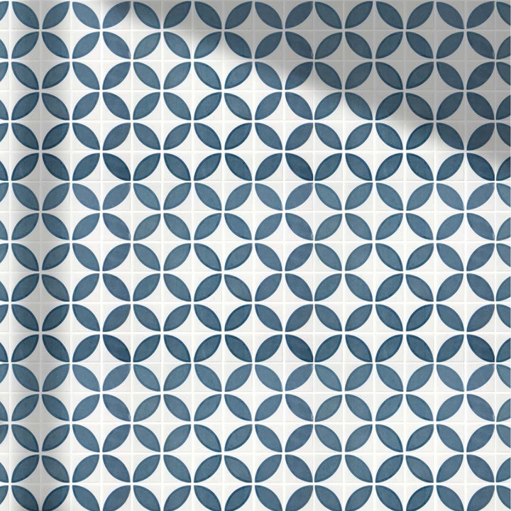 Eterna Lily 2"x2" Glass Matte and Shiny Mosaic