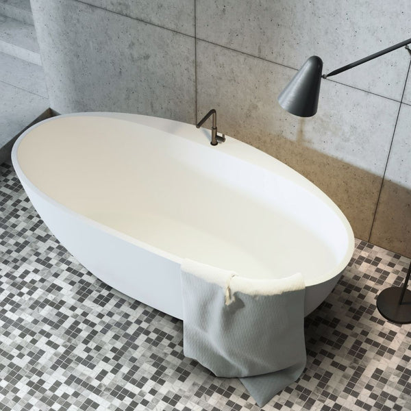 Eterna Square 2" x 2" Shade Recycled Glass Matte Mosaic