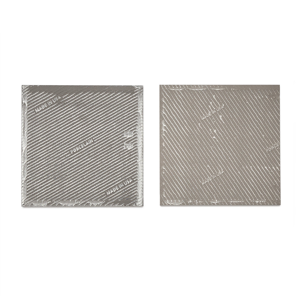 Windsor 12"x12" Checkerboard Gris & Nero Marquina Porcelain Matte Tile