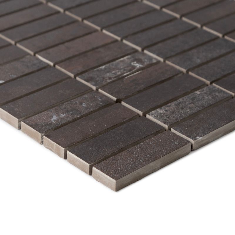 Metallica 1"x3" Porcelain Semi-Gloss Mosaic