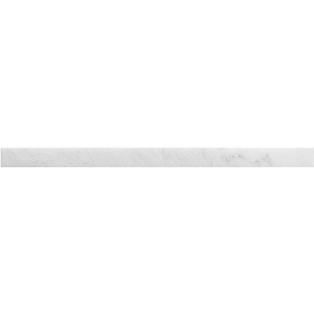 Borghese Carrara .5"x12" Bianco Marble Polished Pencil